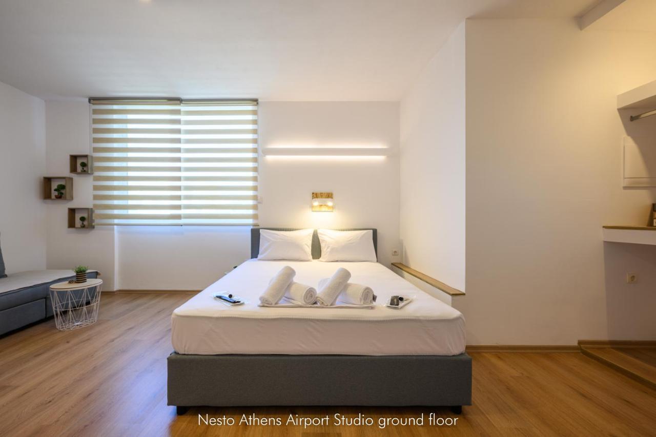 Nesto Athens Airport Zen Lejlighed Spáta Eksteriør billede